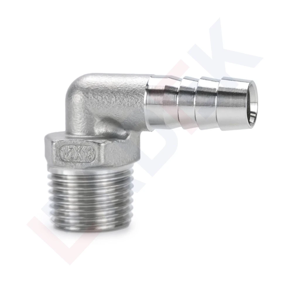 Hexagonal Elbow Hose Nipple